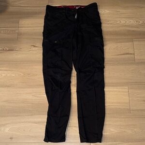 Men's Wrangler Black Cargo Pants